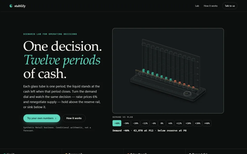 Stablify screenshot